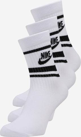 Nike Sportswear Ponožky – bílá: přední strana