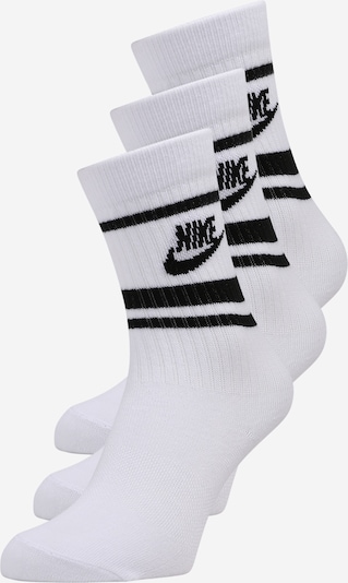 Nike Sportswear Chaussettes en noir / blanc, Vue avec produit