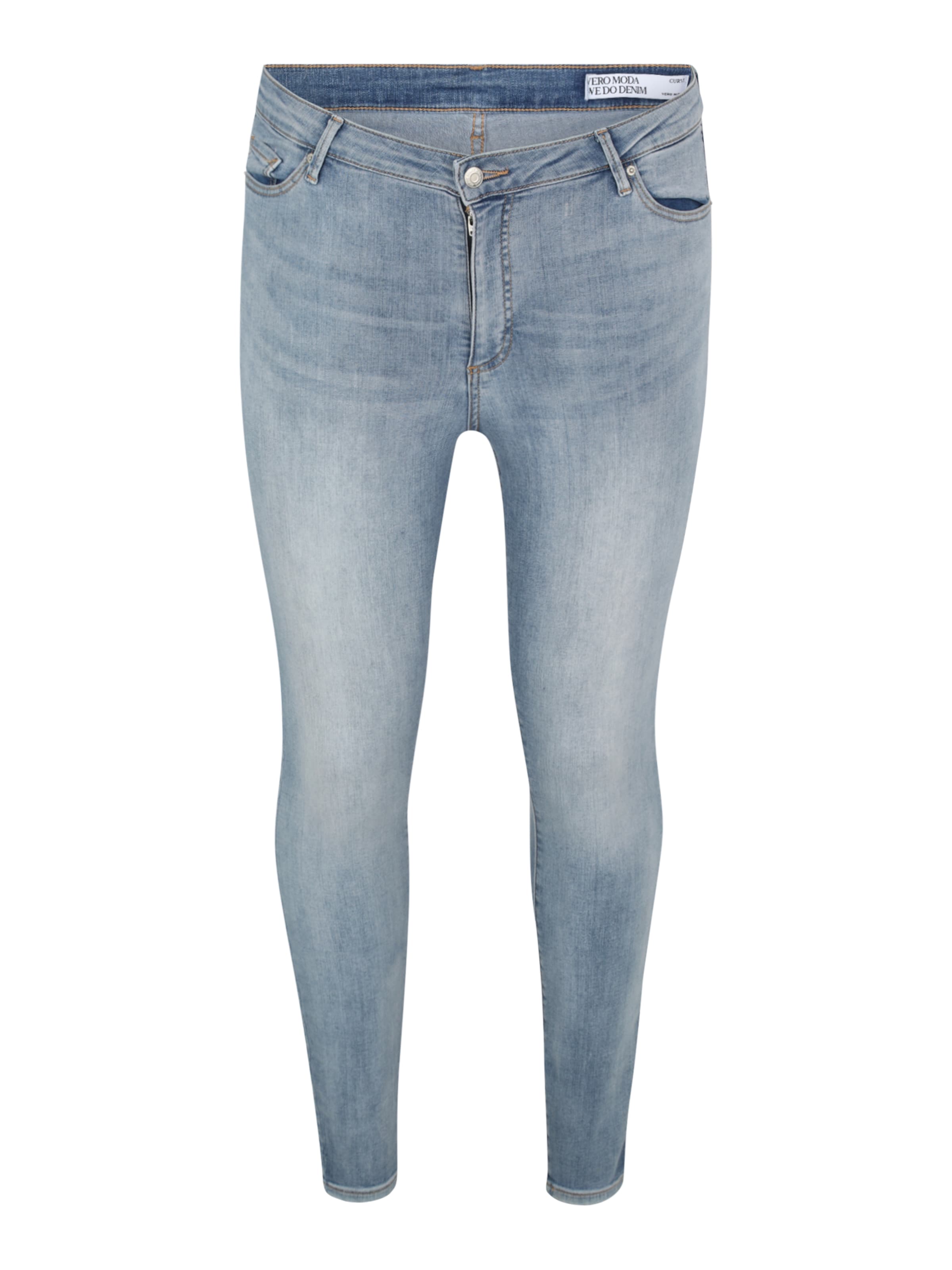 Vero Moda Curve Skinny Džínsy 'VMPhia' - Modrá: predná strana