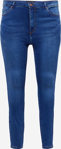 Vero Moda Curve Skinny Jeans 'PHIA' in Blue: front