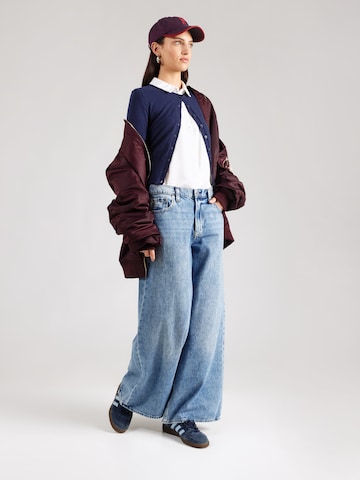 Tally Weijl Плетена жилетка в синьо