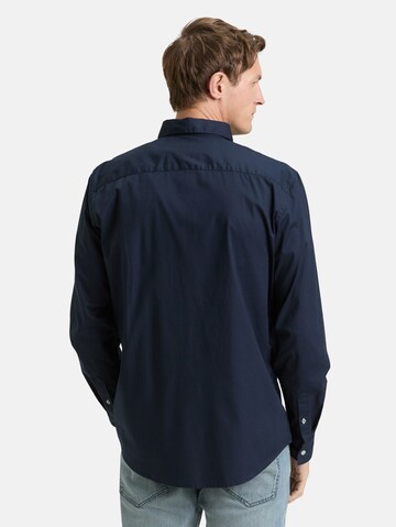 TOM TAILOR Regular Fit Hemd in Blau