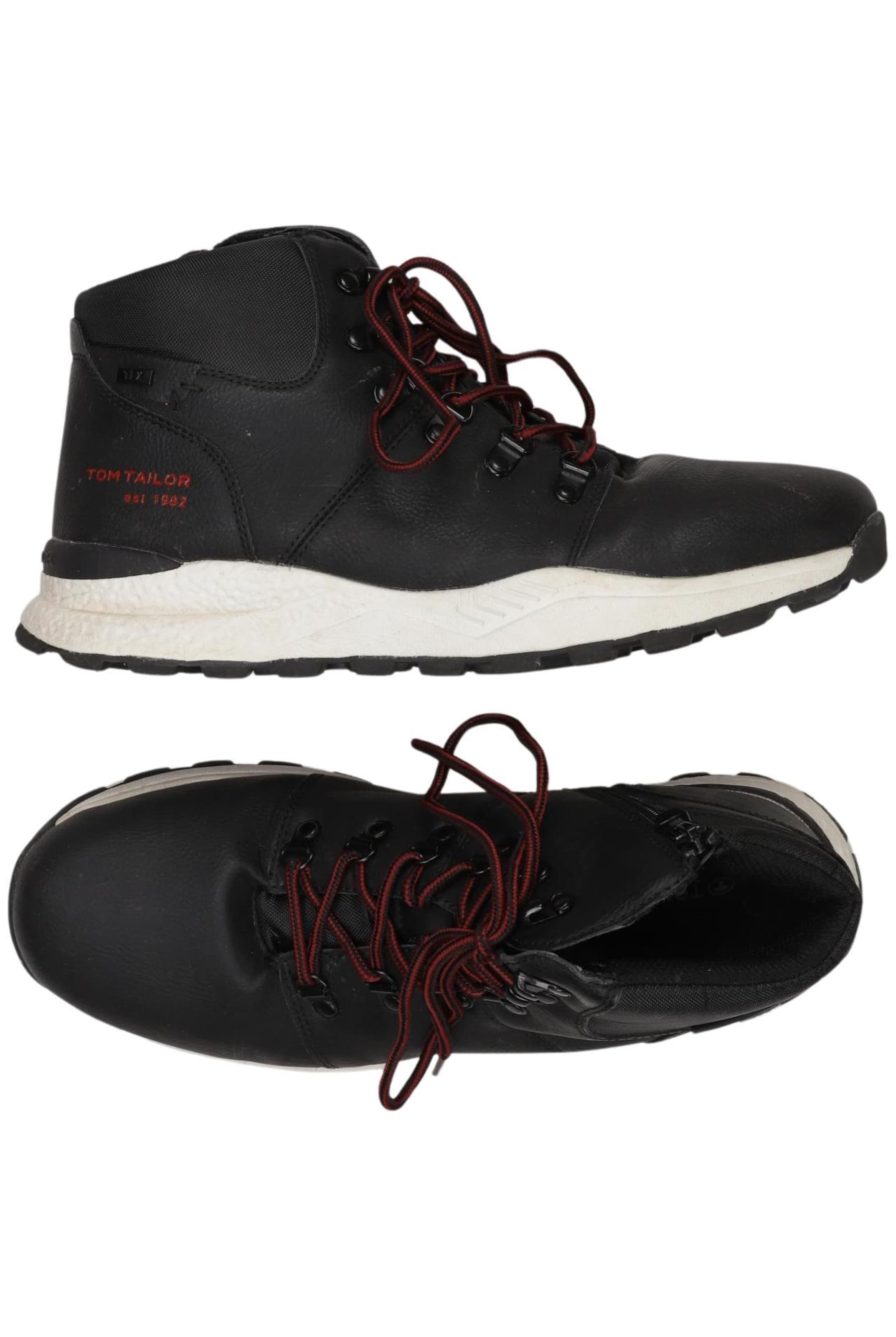 TOM TAILOR Stiefel 43 in Schwarz: Vorderseite