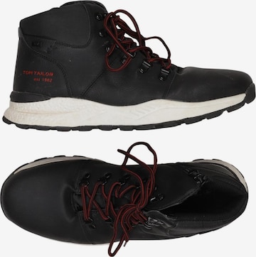 TOM TAILOR Stiefel 43 in Schwarz: Vorderseite