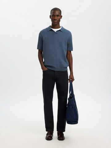 SELECTED Regular Fit Pullover 'SLHMATTIS' in Blau
