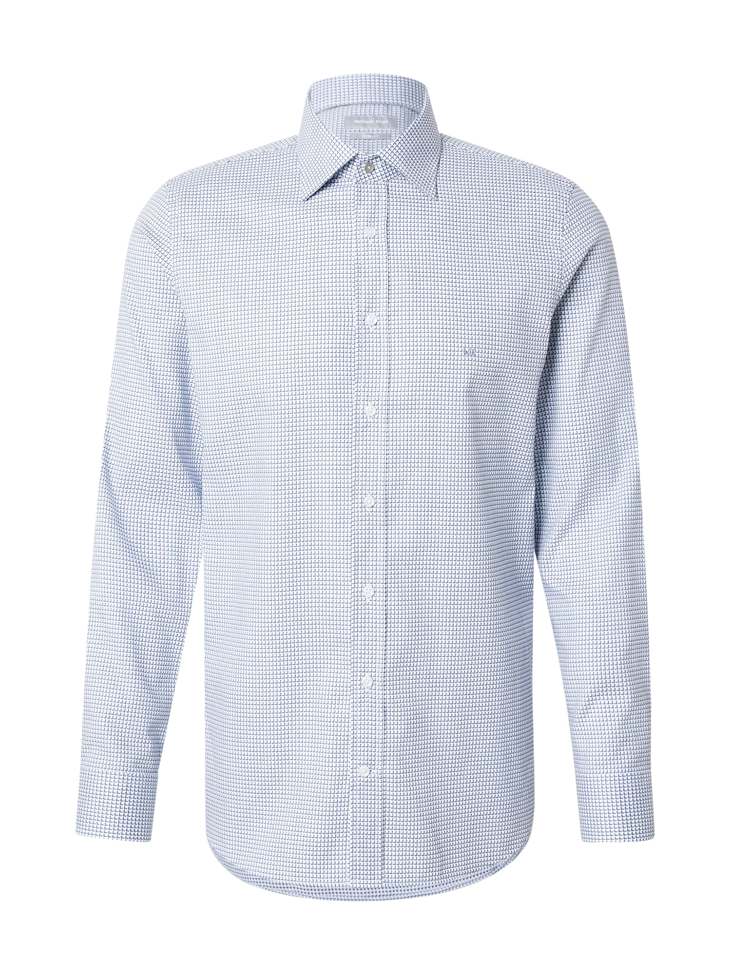 Michael Kors Slim fit Button Up Shirt in Blue: front