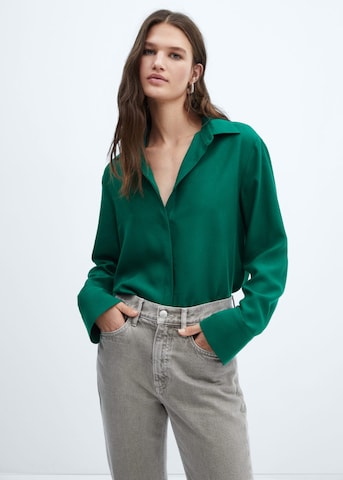 MANGO Bluse 'Lime' i grøn: forside