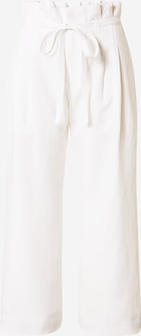 Wide leg Pantaloni con pieghe 'ANREANNAH' di Club Monaco in bianco: frontale