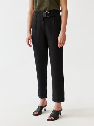 TATUUM - regular Pantalón 'Koso' en negro: frente