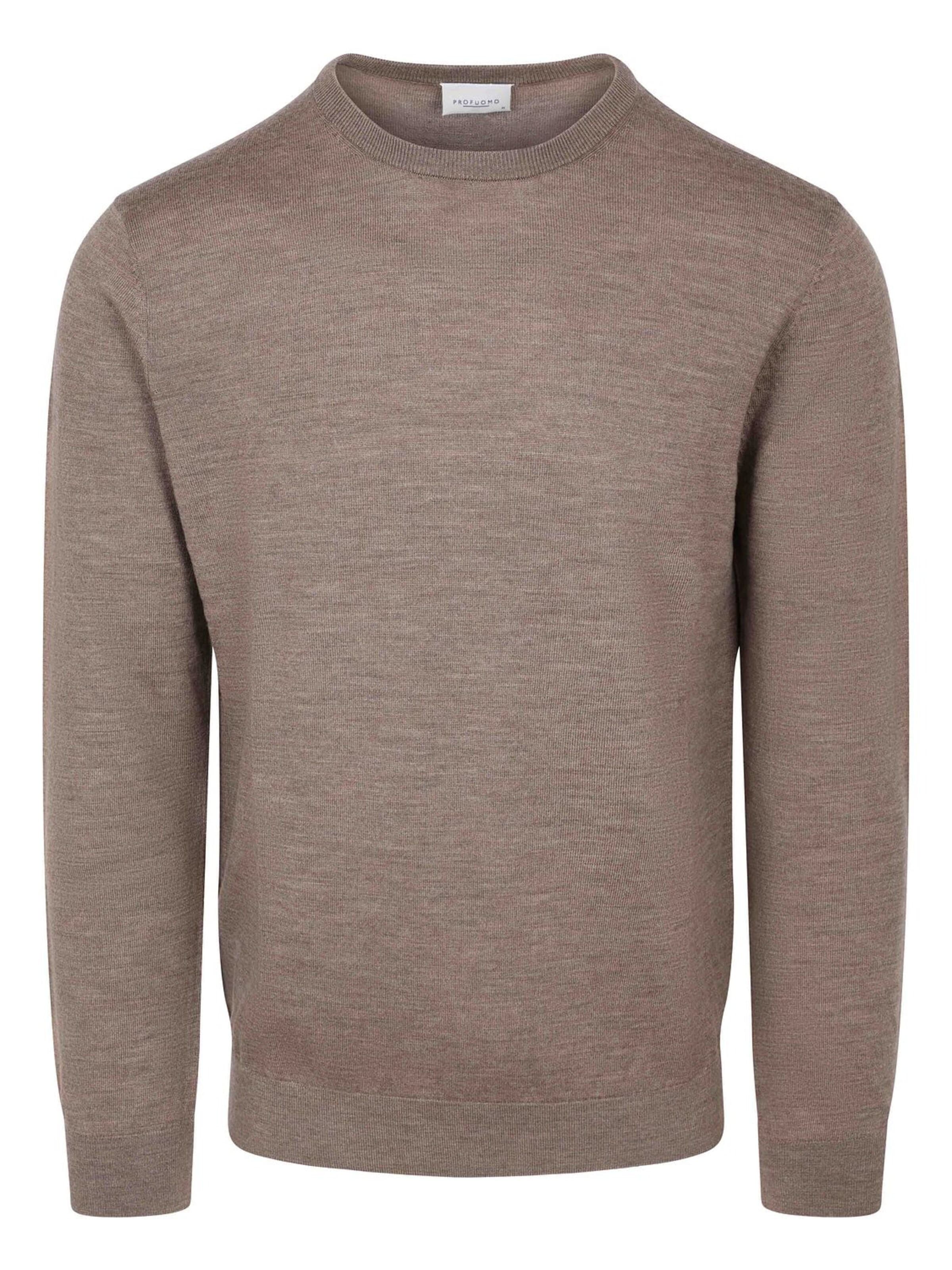 Profuomo Shirt in Bruin: voorkant