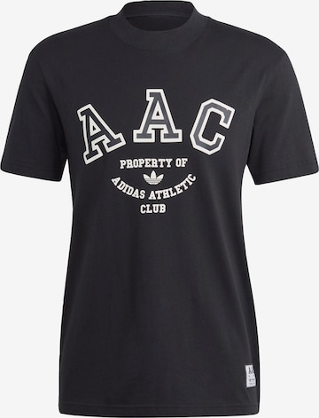 T-Shirt ADIDAS ORIGINALS en noir : devant