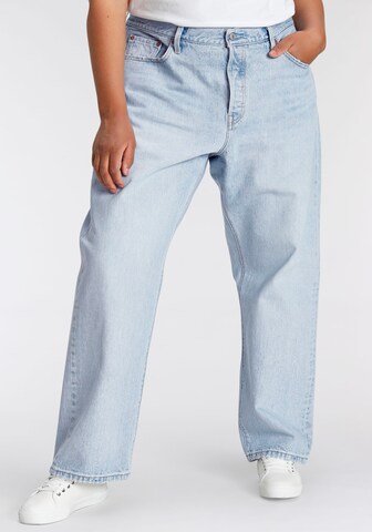 Levi's® Plus regular Jeans 'Plus 501 '90s' i blå: forside