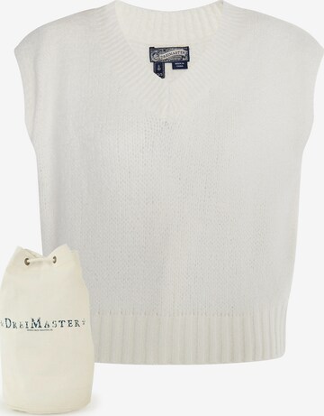 DreiMaster Vintage Sweater in White: front