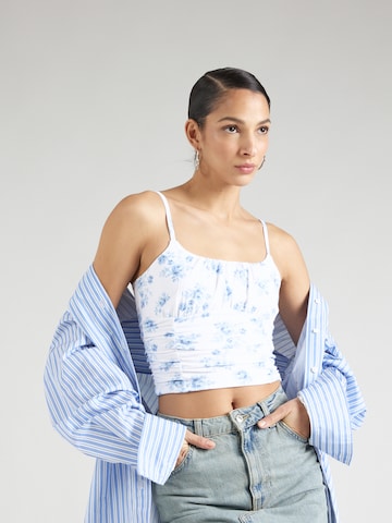 HOLLISTER Top in Wit: voorkant