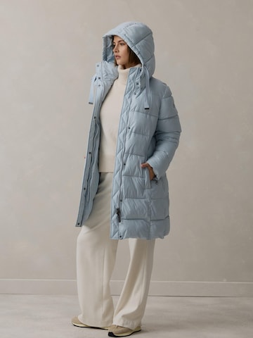 MANISA Winterparka 'Steppmantel'‌‌‌‌‌‌‌‌ in Blau