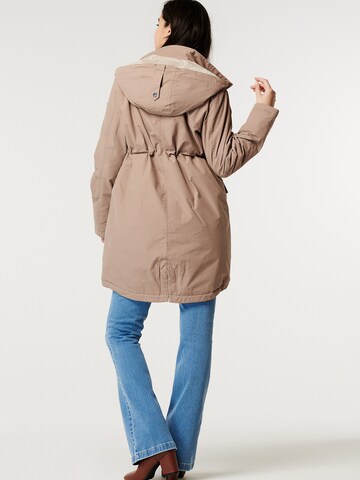 Esprit Maternity Between-Seasons Parka in Beige