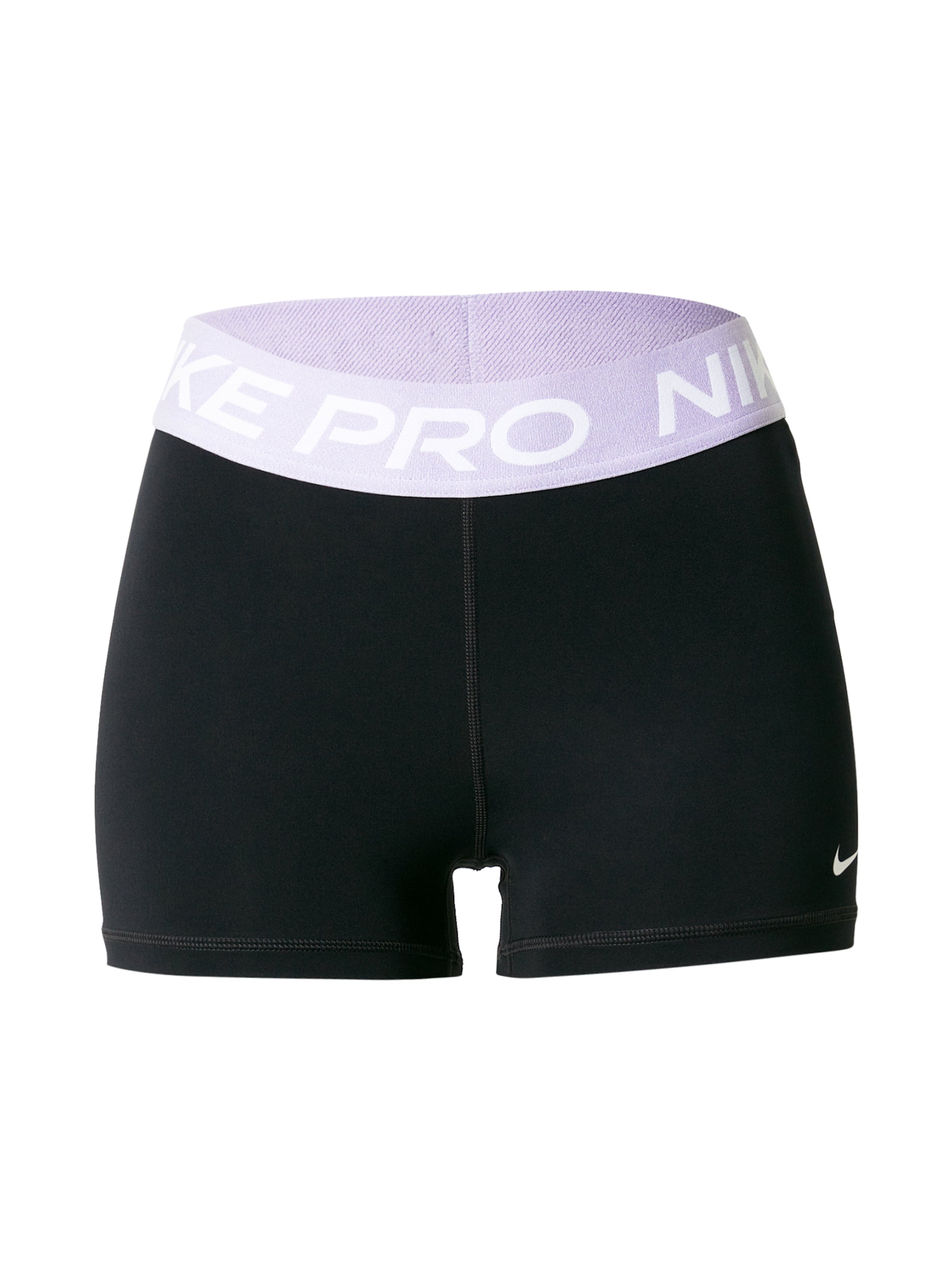 NIKE Sportbyxa 'Pro' i lavendel / svart / vit, Produktvy