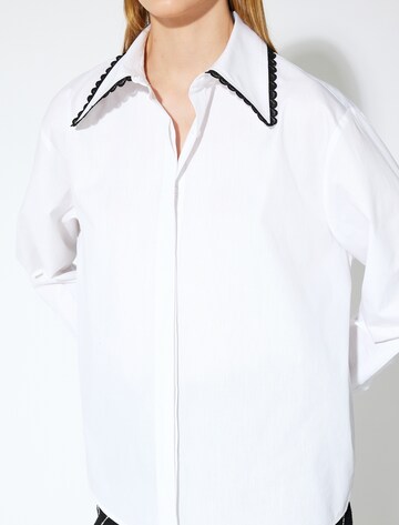 Koton Bluse in Weiß