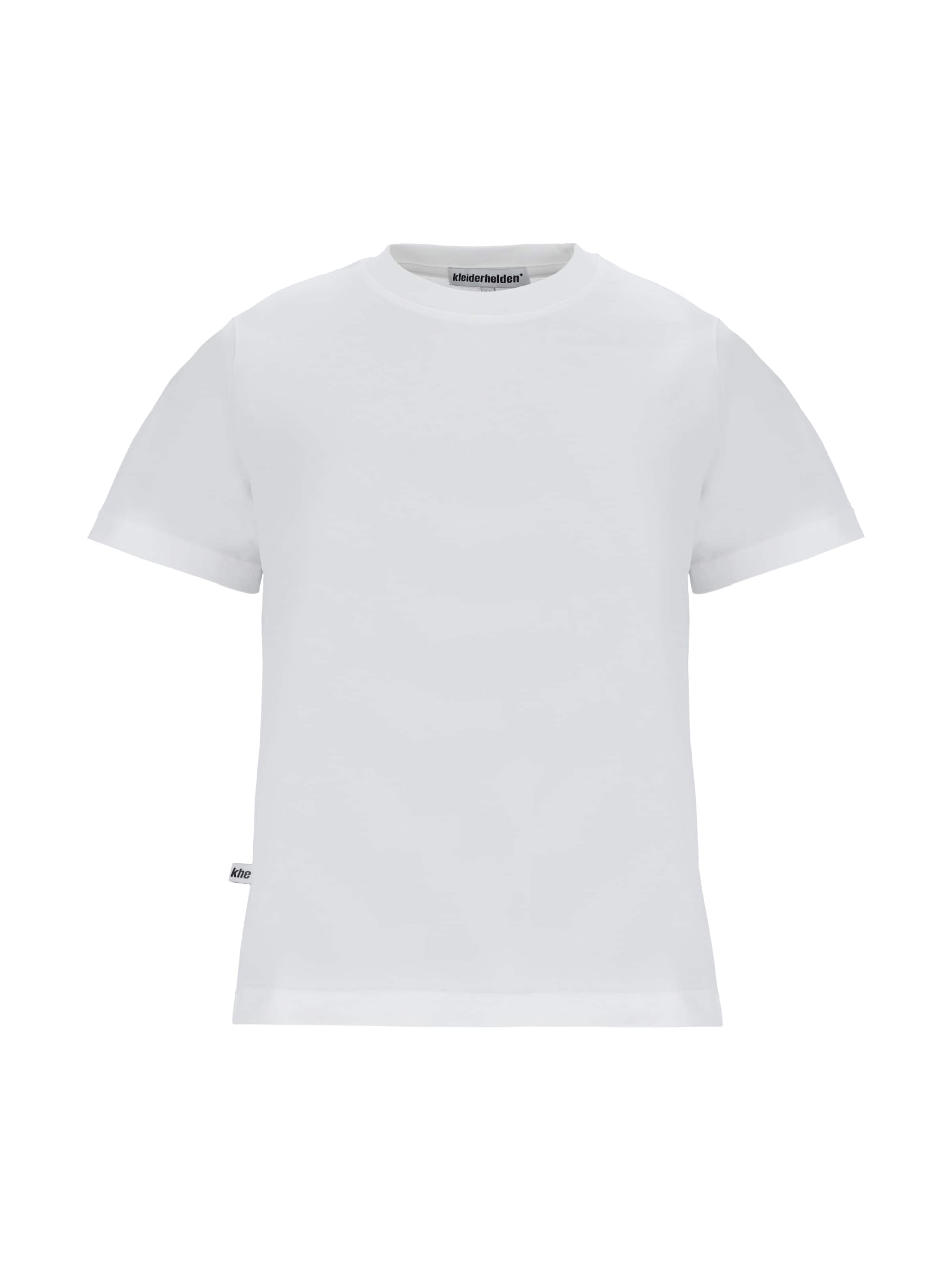 kleiderhelden Shirt 'kheTee, regular fit T-Shirt made from regenerative cotton'‌ in Weiß: Vorderseite