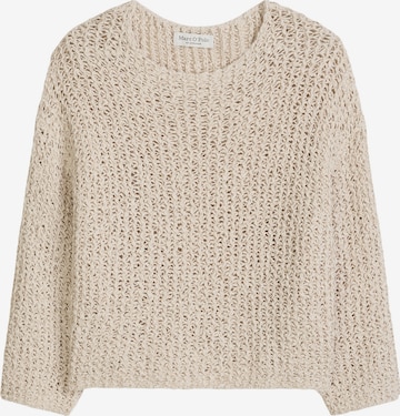 Pull-over Marc O'Polo en beige : devant