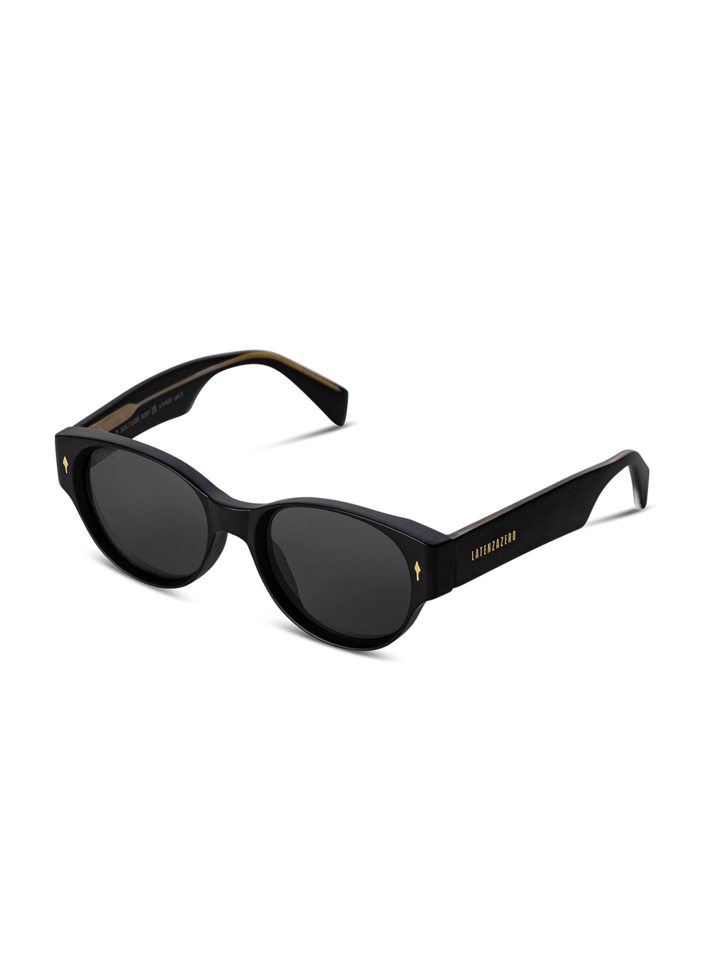 LatenzaZero Sonnenbrille 'Solitude Sun'‌‌‌‌‌‌‌‌ in Schwarz: Vorderseite