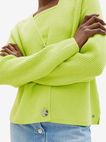 Geacă tricotată de la TOM TAILOR DENIM pe verde