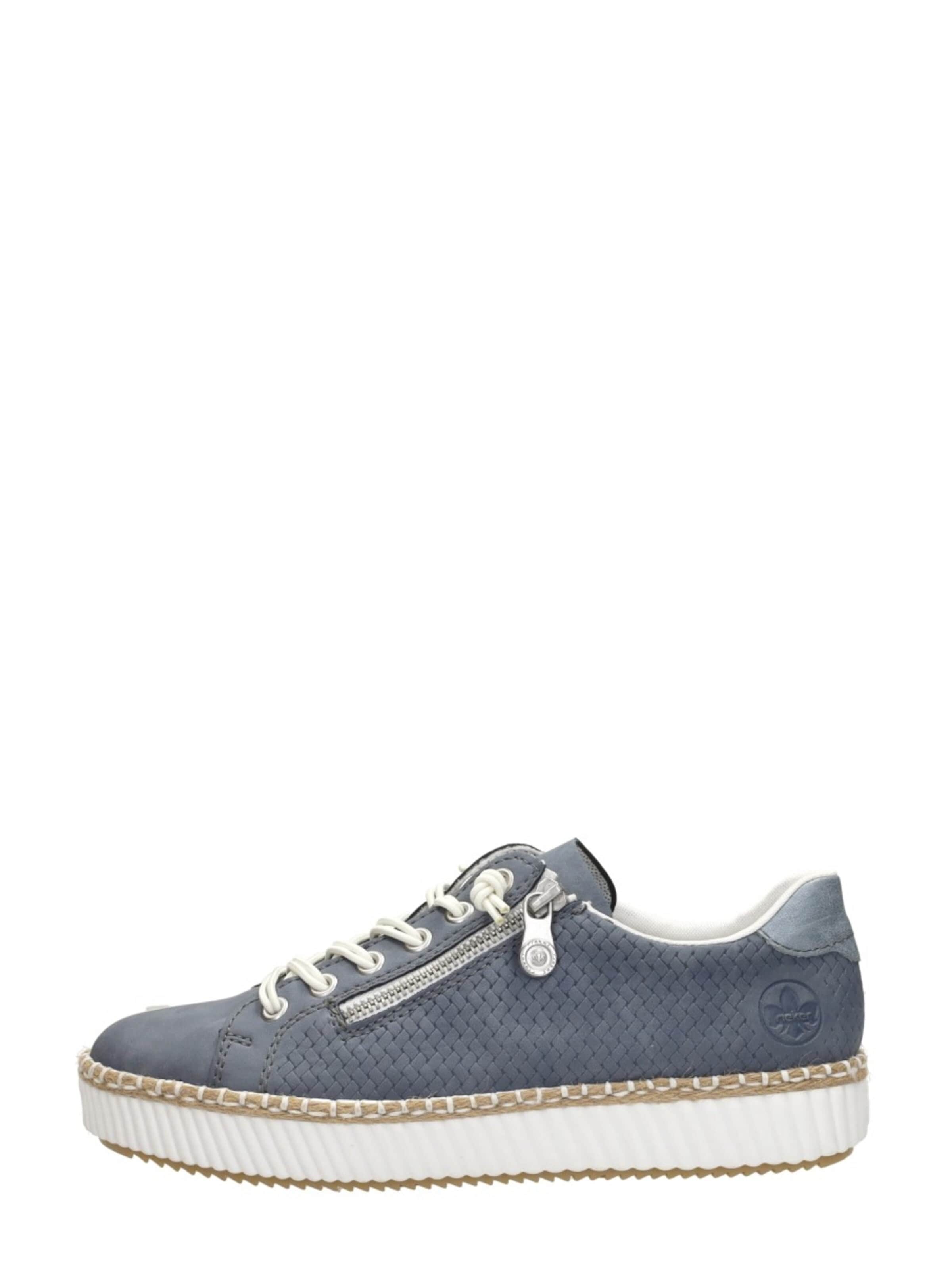 Rieker Veterschoen 'Veterschoenen Laag' in Blauw: voorkant