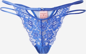 String 'Lidia' Hunkemöller en bleu : devant