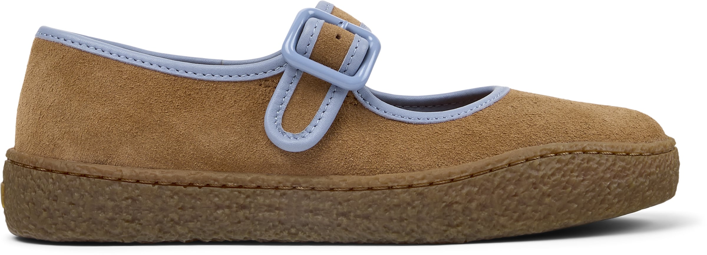 Ballerina con cinturino 'Peu Terreno' di CAMPER in marrone