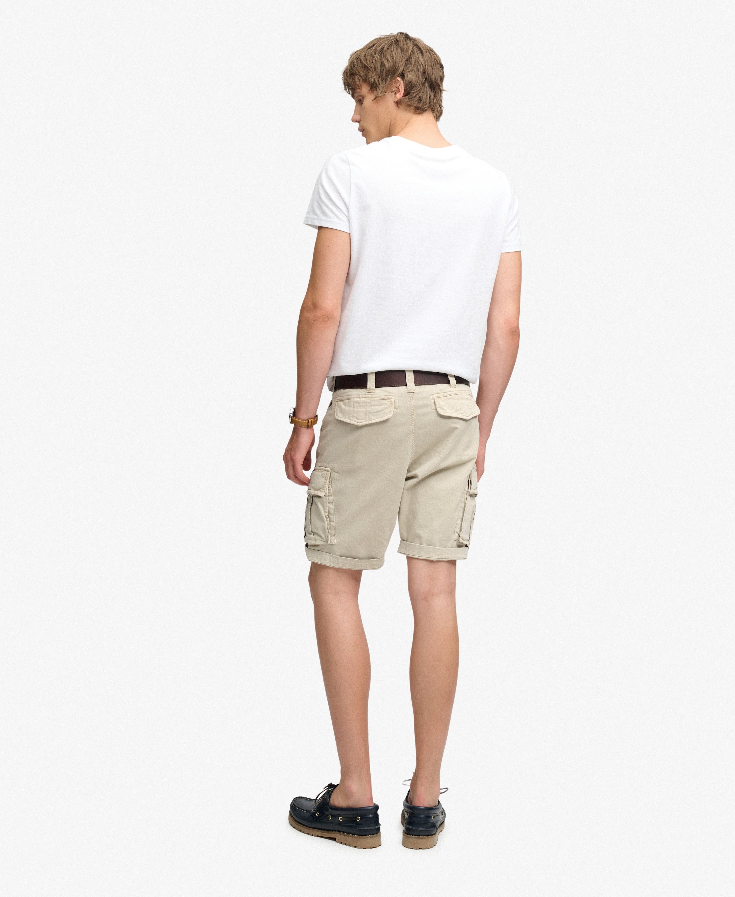 Superdry & Co Regular Cargo Pants in Beige