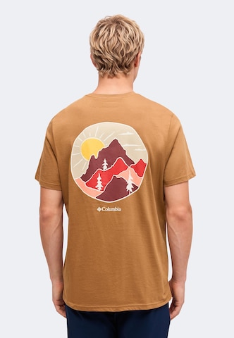COLUMBIA Funktionsshirt 'CSC™' in Braun: Vorderseite