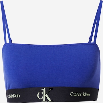 Calvin Klein Underwear Korzetová Podprsenka – modrá: přední strana
