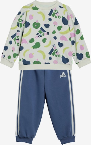 ADIDAS SPORTSWEAR Trainingspak 'Essentials' in Blauw: voorkant