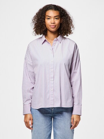 PIECES Bluse 'PIPPA' i pink: forside