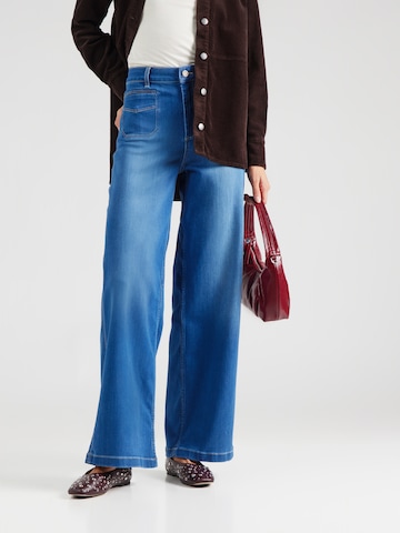 MOS MOSH Flared Jeans 'MMColette Deluxe' in Blue: front