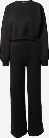 Nasty Gal Sweat suit in Black: front
