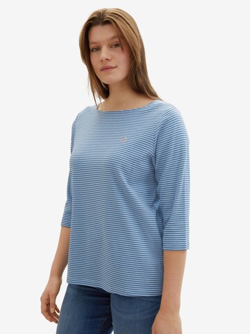 Tom Tailor Women + T-shirt i blå