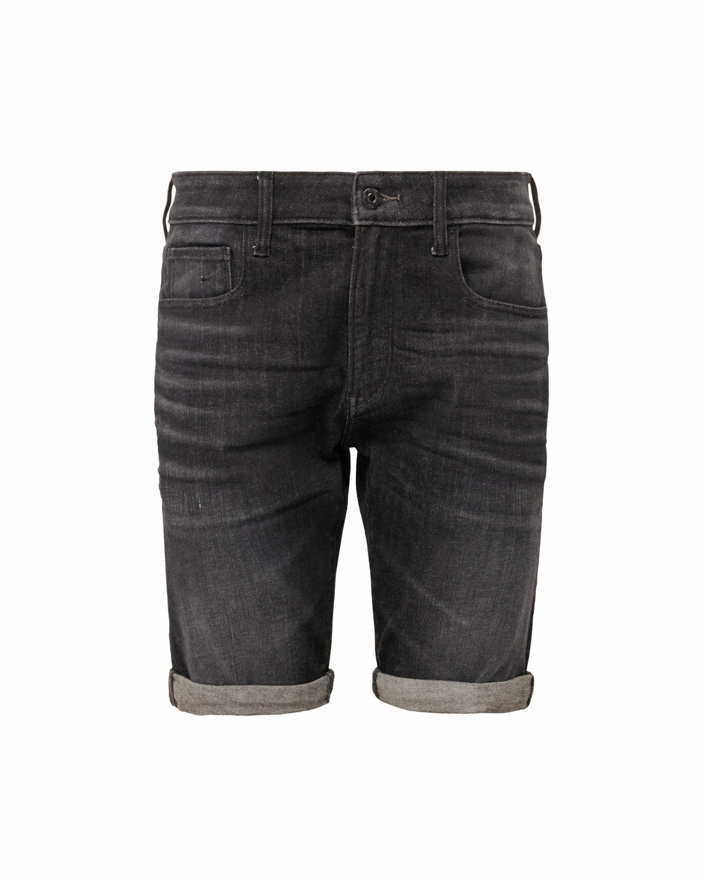 G-STAR Slimfit Jeans i svart: framsida