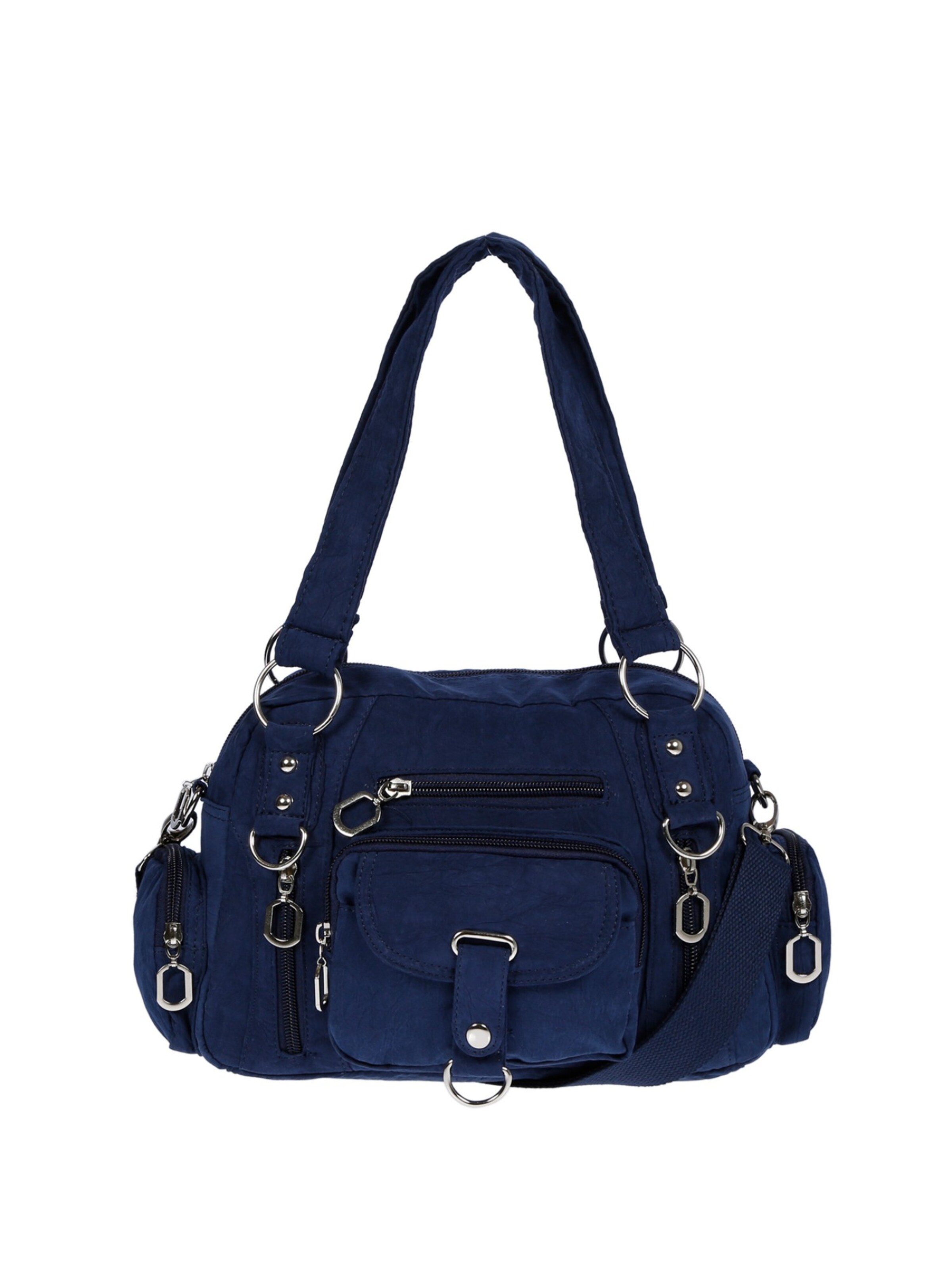 Christian Wippermann Handbag 'Damenhandtasche Schultertasche Tasche Umhängetasche' in Blue: front