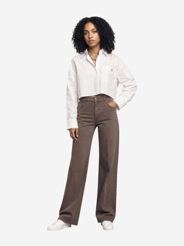 Calvin Klein Jeans Blouse 'LV047F104G' in Wit