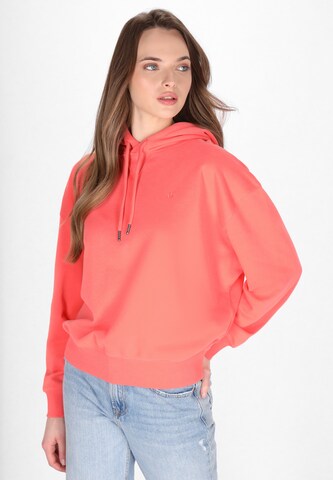 DreiMaster Maritim Sweatshirt in Orange: front