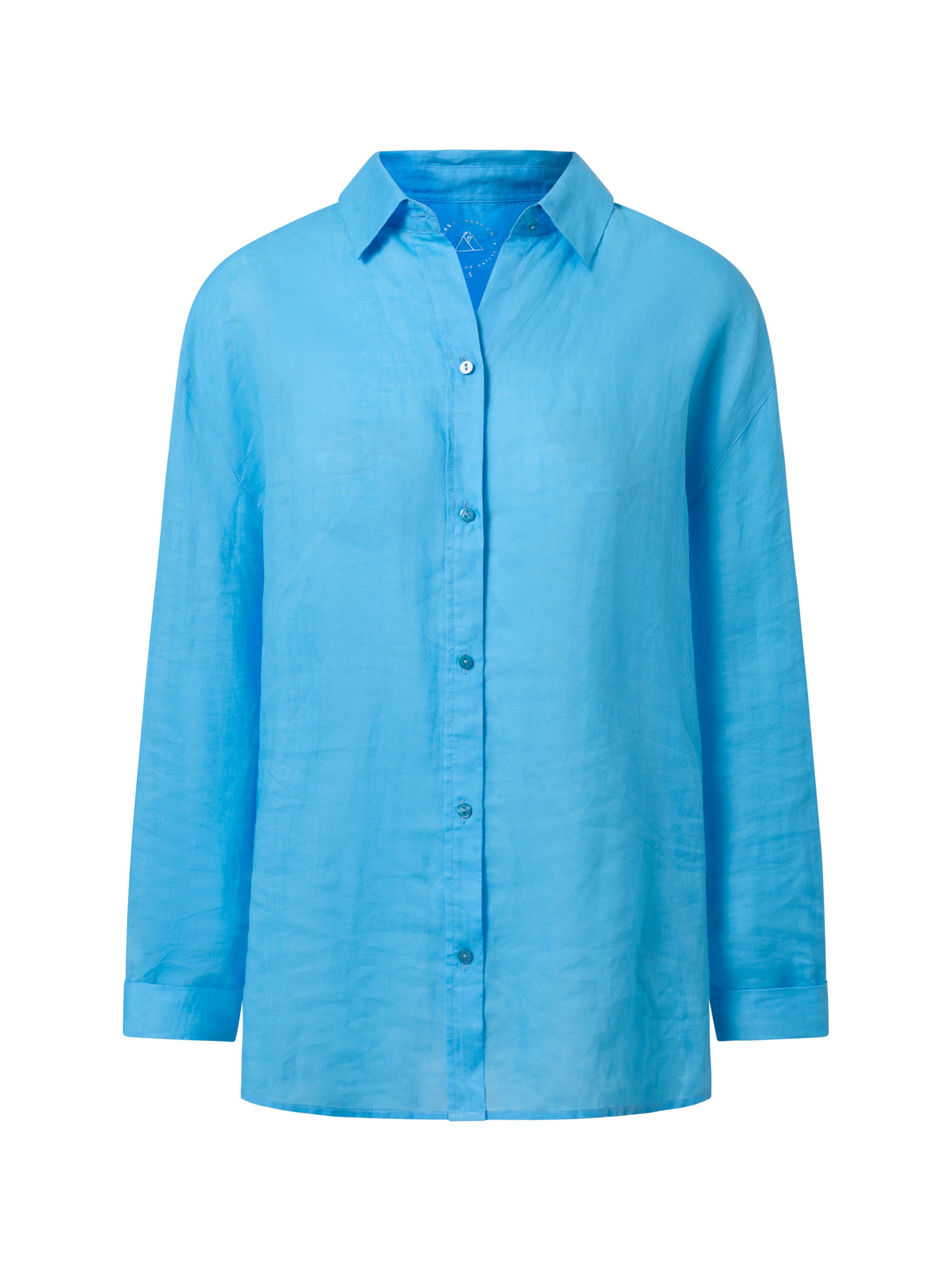 Camicia da donna di CASH-MERE.CH in blu: frontale