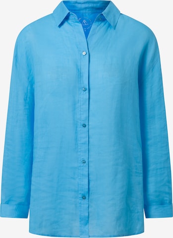 Chemisier CASH-MERE.CH en bleu : devant