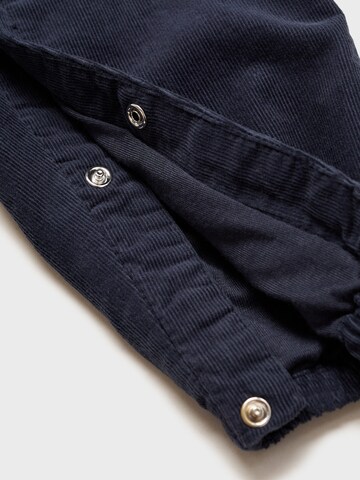 MANGO KIDS Tapered Latzhose 'KANSAS' in Blau