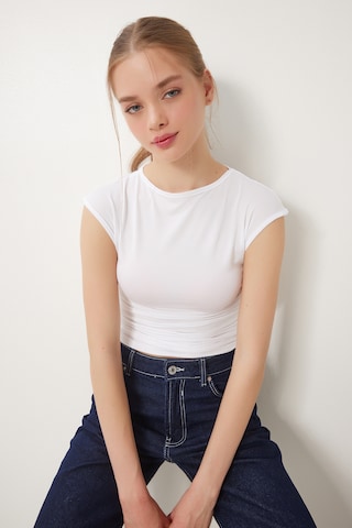 Happiness İstanbul Μπλουζάκι σε λευκό