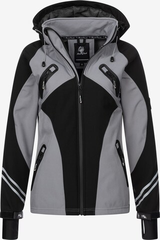 Rock Creek Outdoor Jacket in Black: front