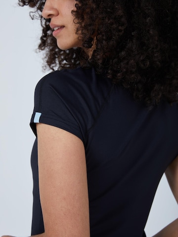 SPORTKIND Performance shirt 'Capsleeve' in Black
