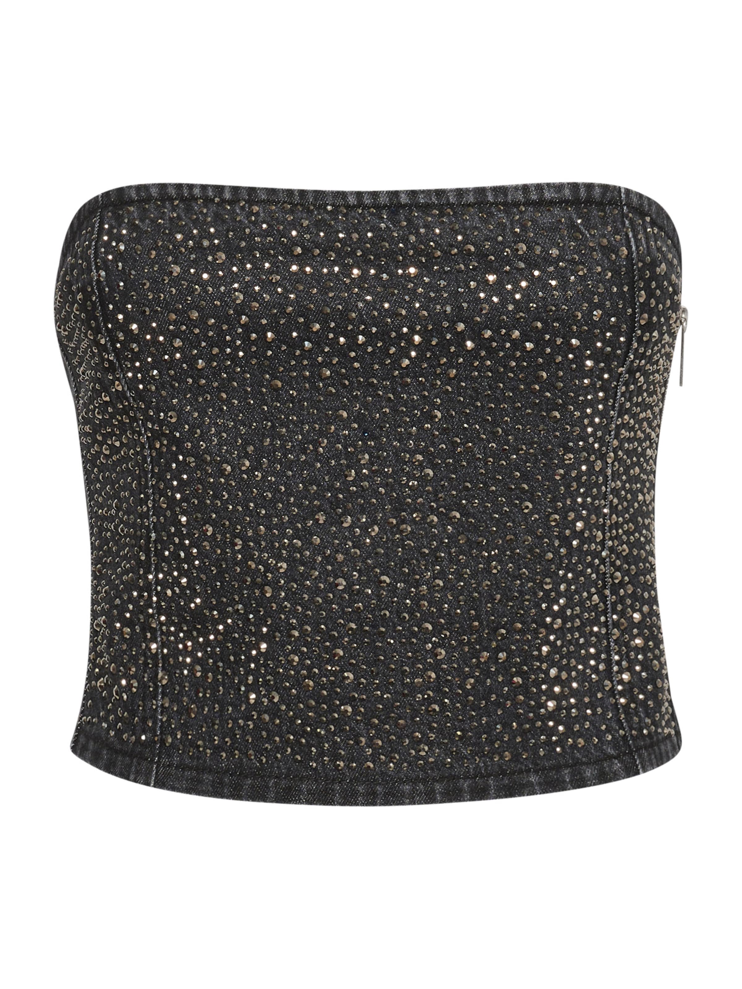 Gestuz Top 'Nadiva' in Grey: front