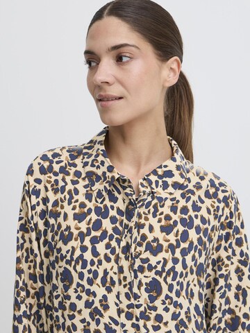PULZ Jeans Jurk 'PZGloria' in Bruin