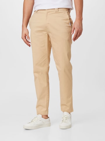 Tommy Jeans Regular Hose 'DAD' in Beige: predná strana